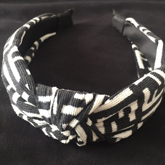 white fendi headband
